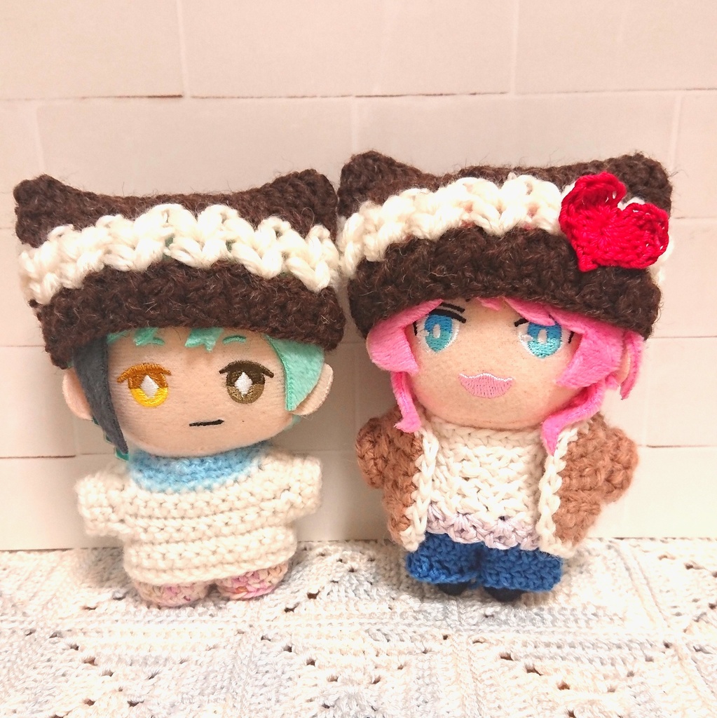 ショコラのようなネコみみニット帽