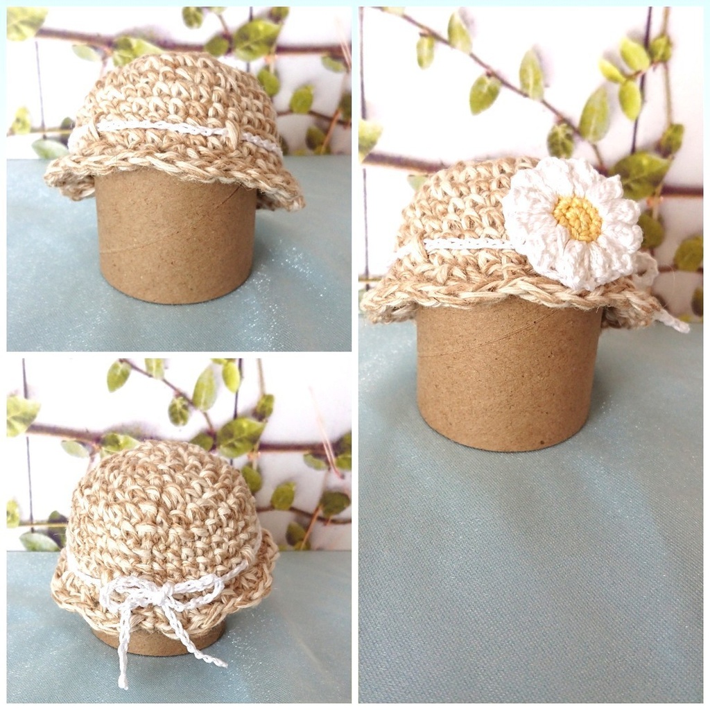 デイジー花付きハット