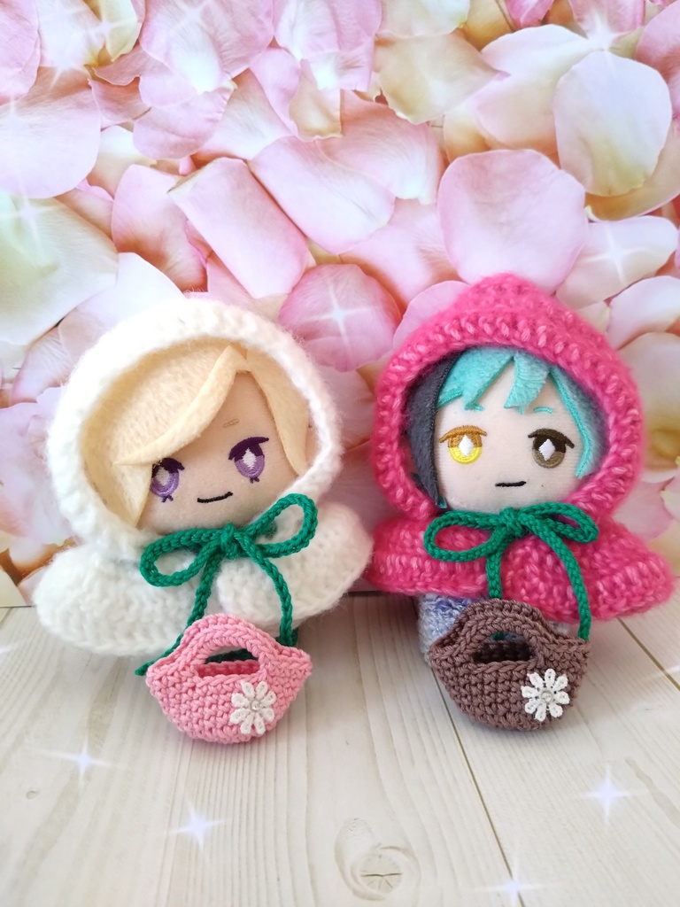 苺のポンチョ(ミニマルシェバッグ付)