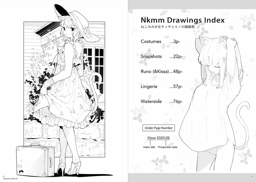 Nkmm Drawings (イラスト集・DL版)