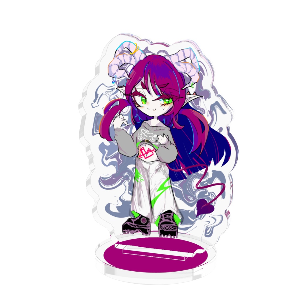 2サイズアクリルフィギュア　サキ