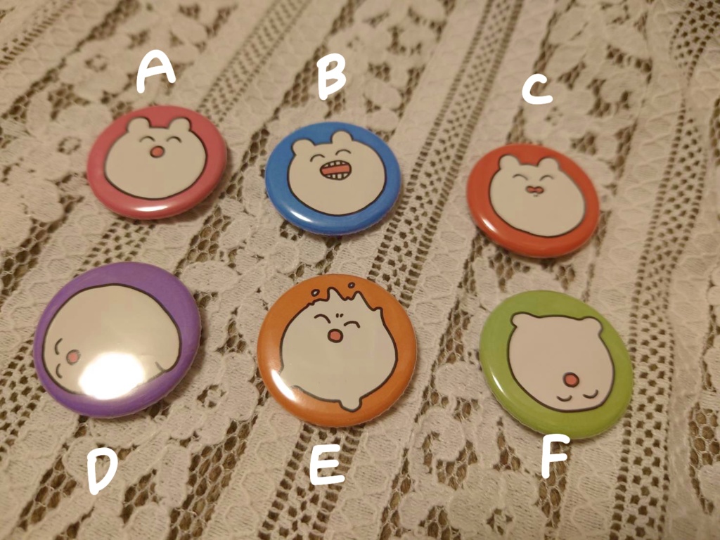 えけくま缶バッジ