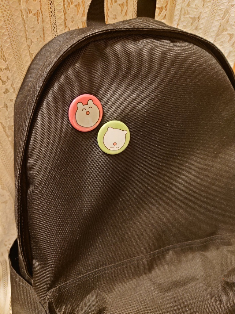 えけくま缶バッジ