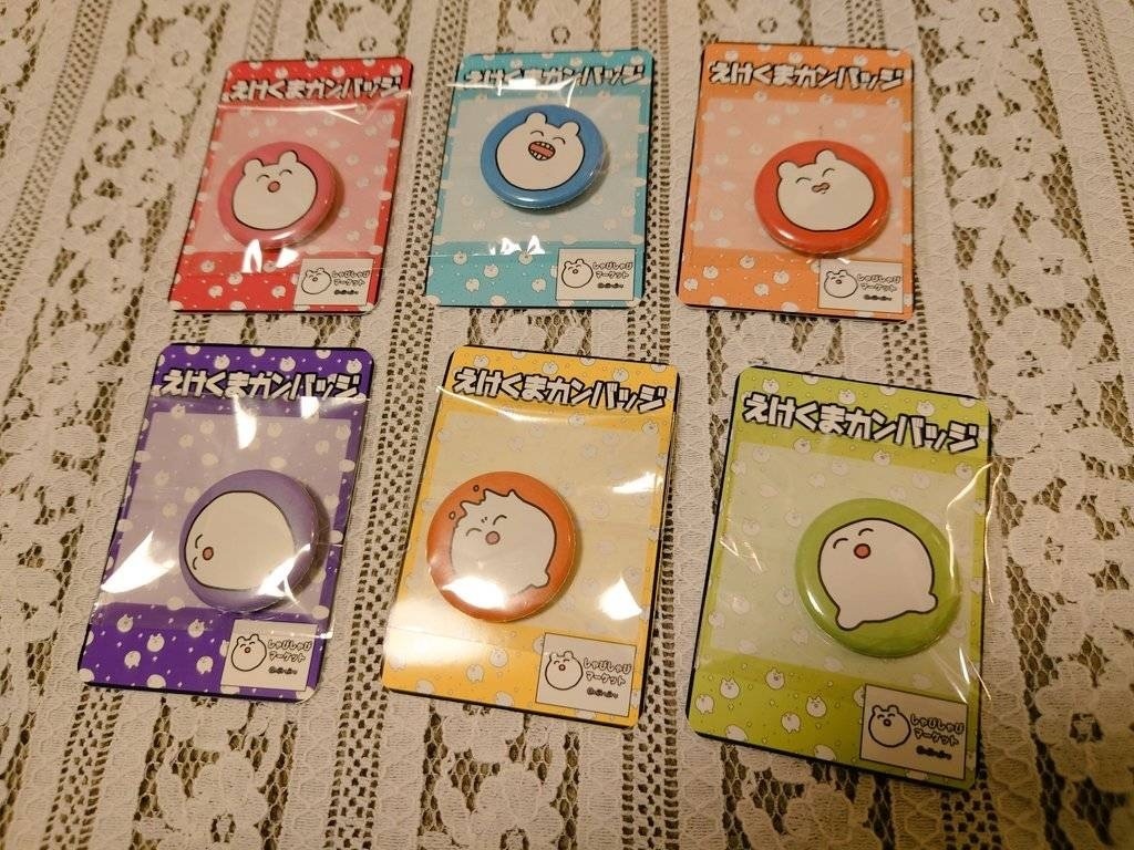 えけくま缶バッジ