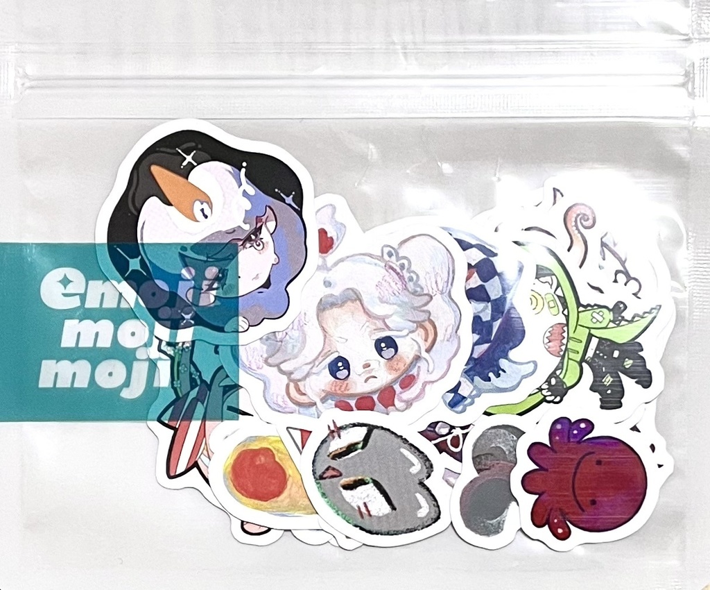 emoji展　合作シールセット