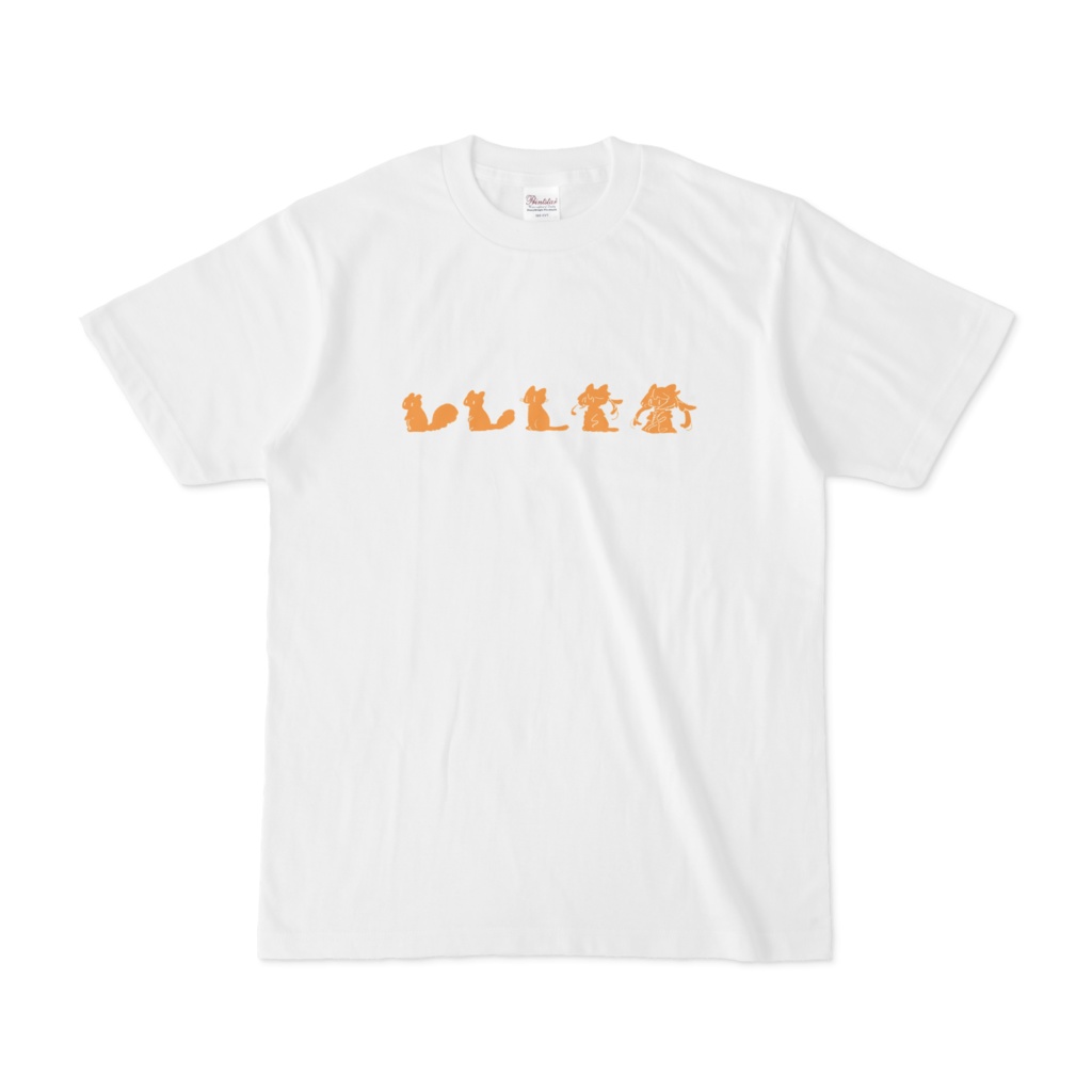 【非公式】🐿🐈🐝Tシャツ・オレンジ