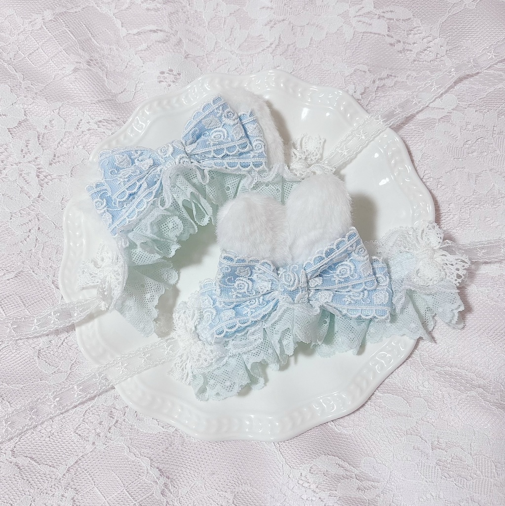 メルヘンレースヘッドドレス♡Blue