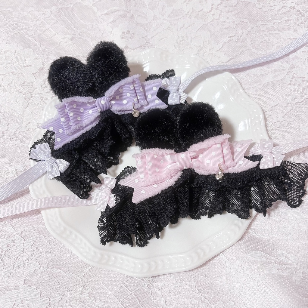 ぴょんぴょんヘッドドレス♡Black