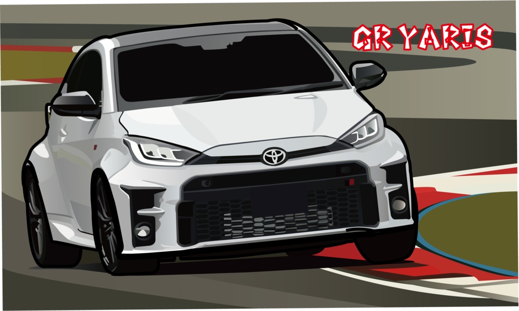 GR YARIS イラスト