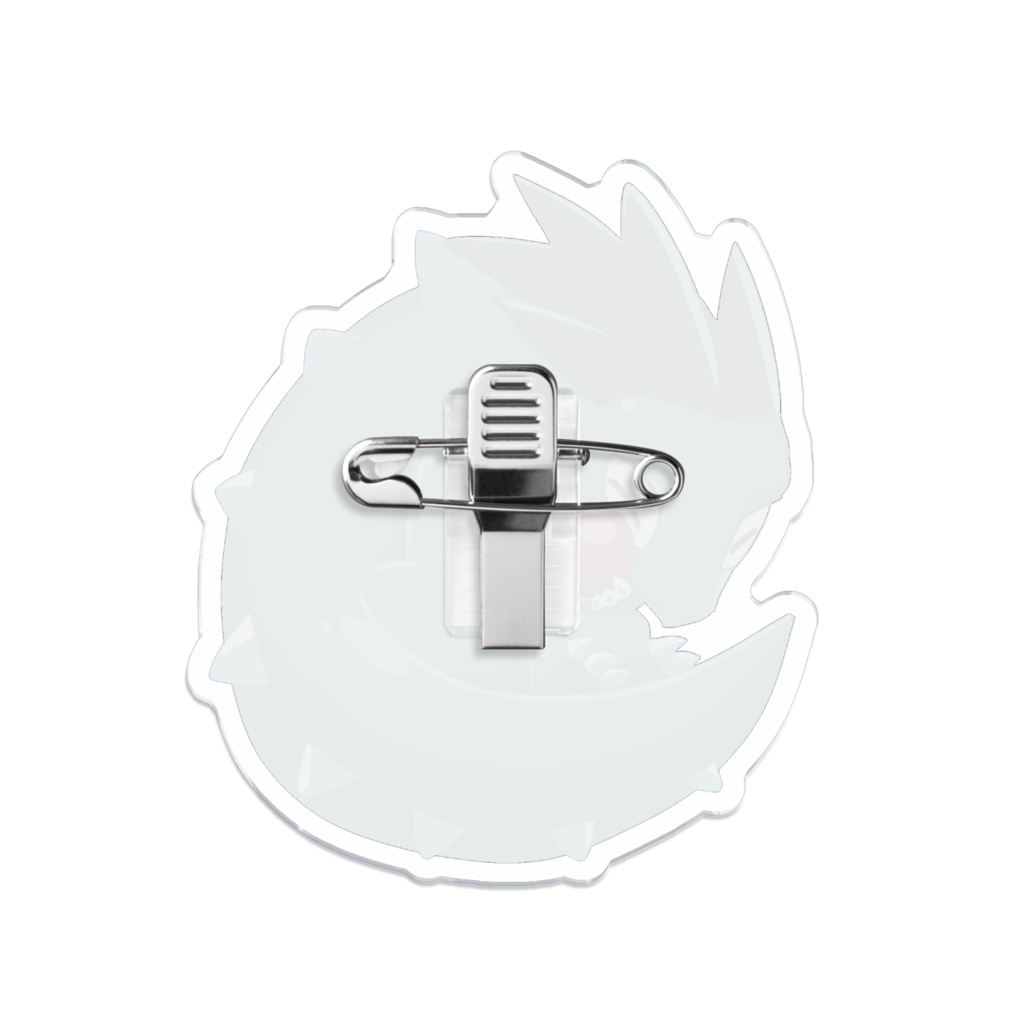 おだやかドラゴンアクリルバッジ