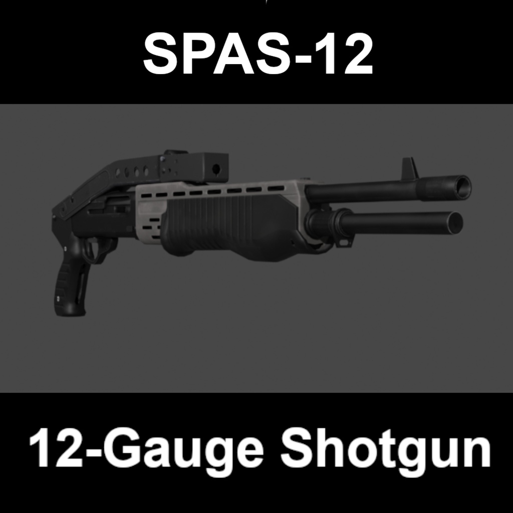 Shotgun 3D model