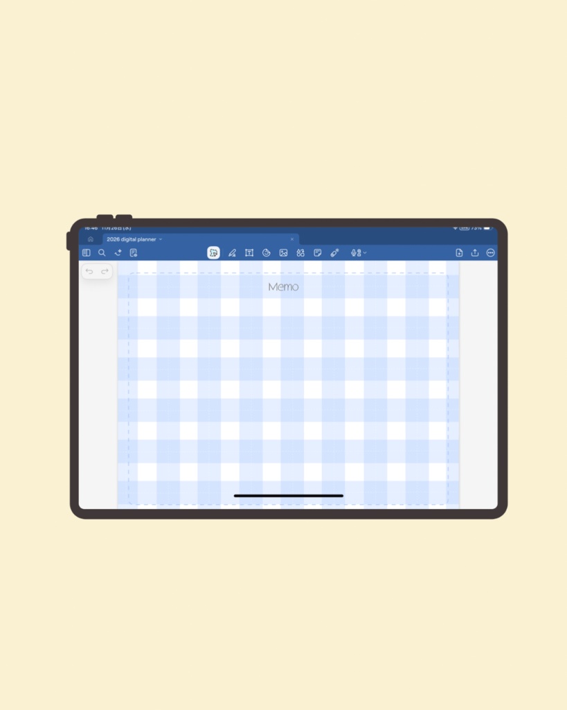 2026年 デジタルプランナー