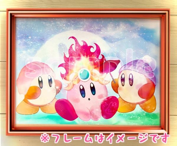 カービィ イラスト B3サイズポスター