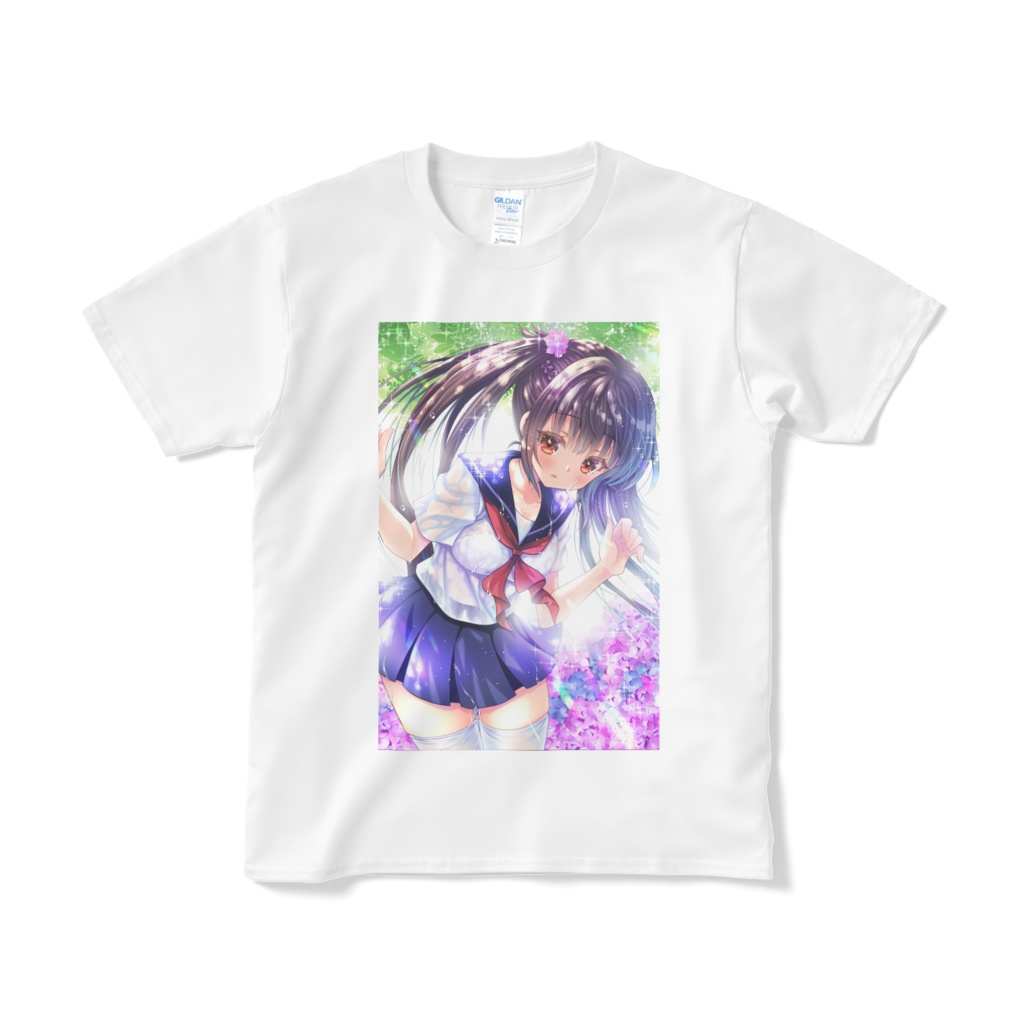 オリジナルセーラー服水濡れverあじさいの季節