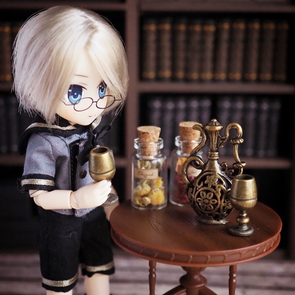 ミニチュア 「魔女のハーブティーセット」