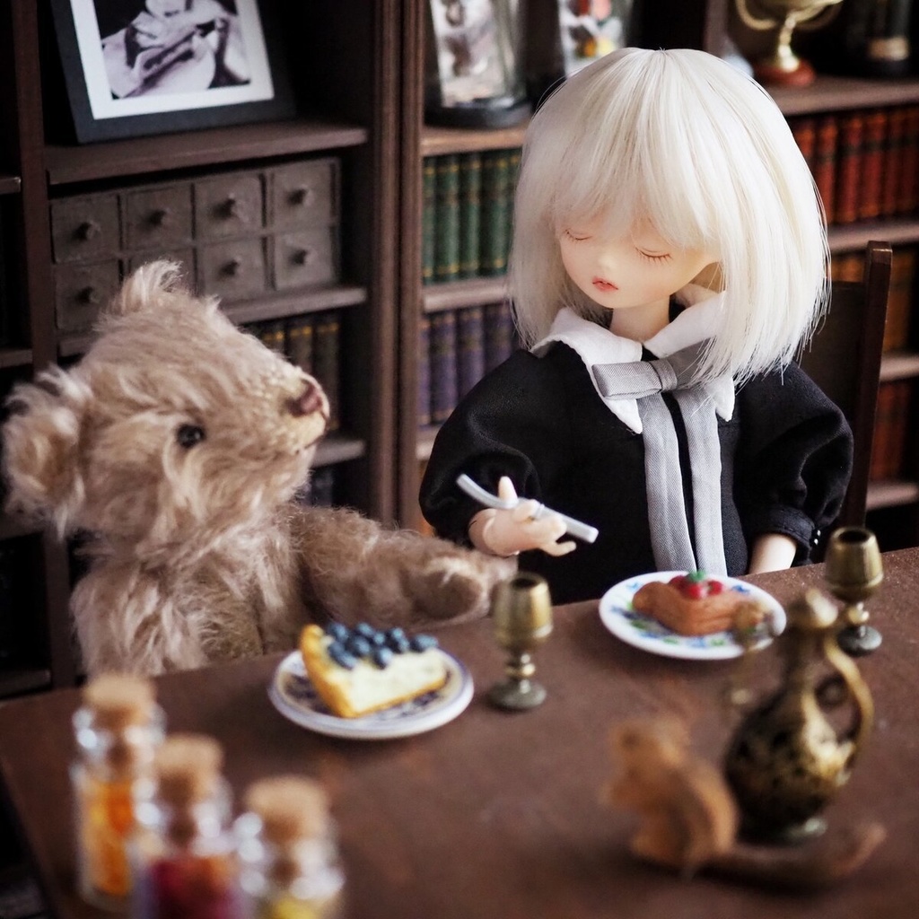 ミニチュア 「魔女のハーブティーセット」