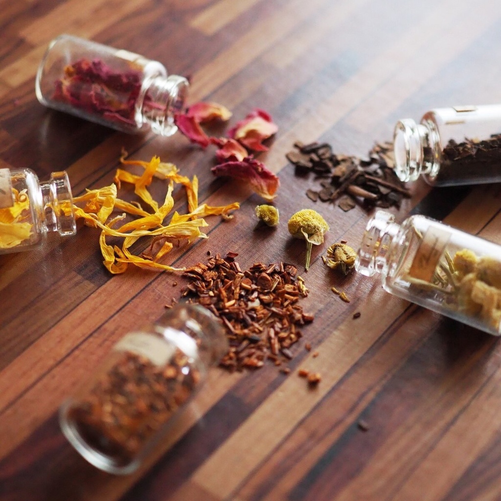 ミニチュア 「魔女のハーブティーセット」