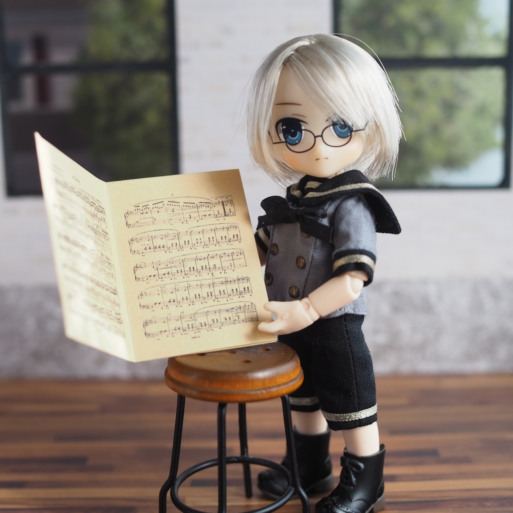 ミニチュア楽譜セット