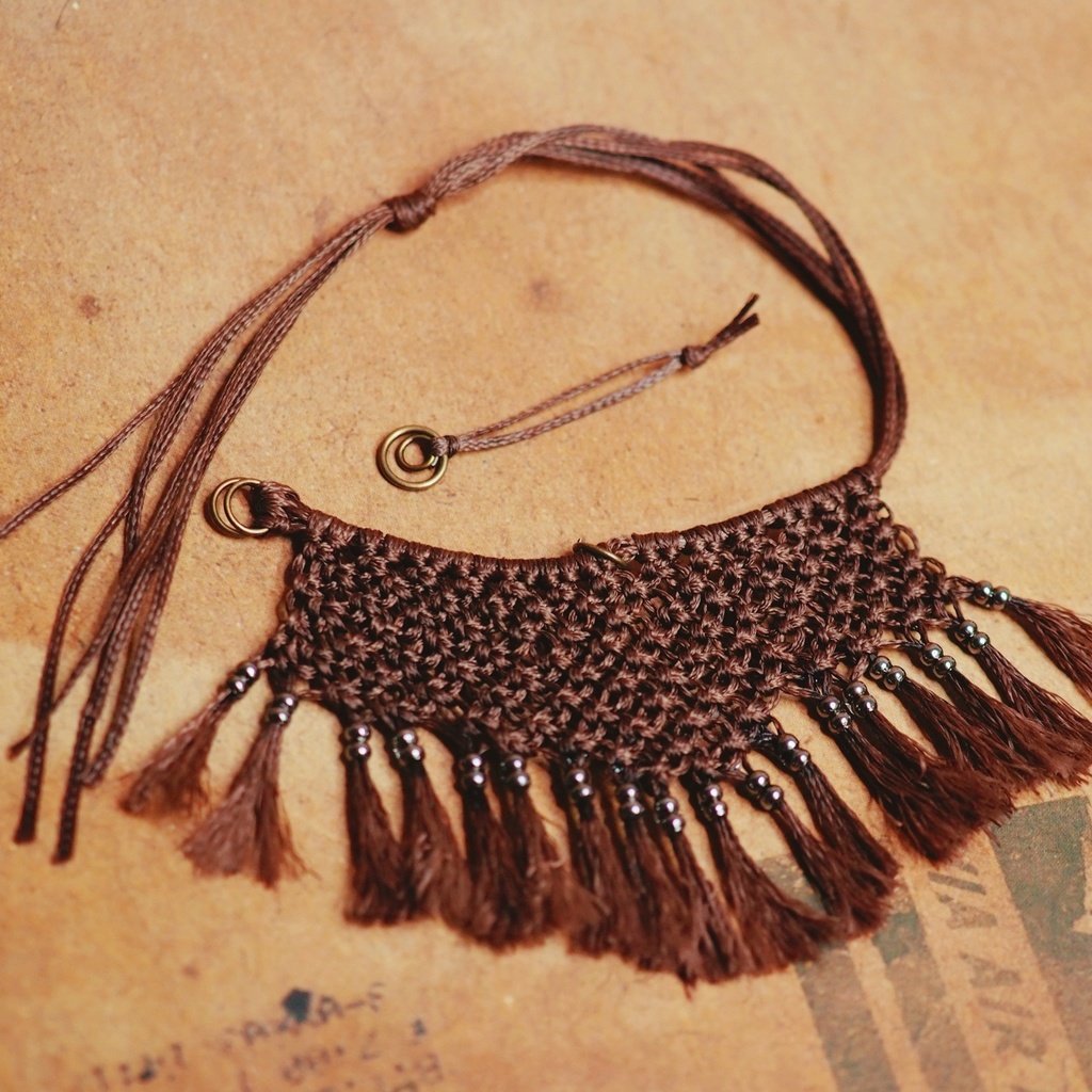 旅人の服(ブラウン)1/12ドールサイズ