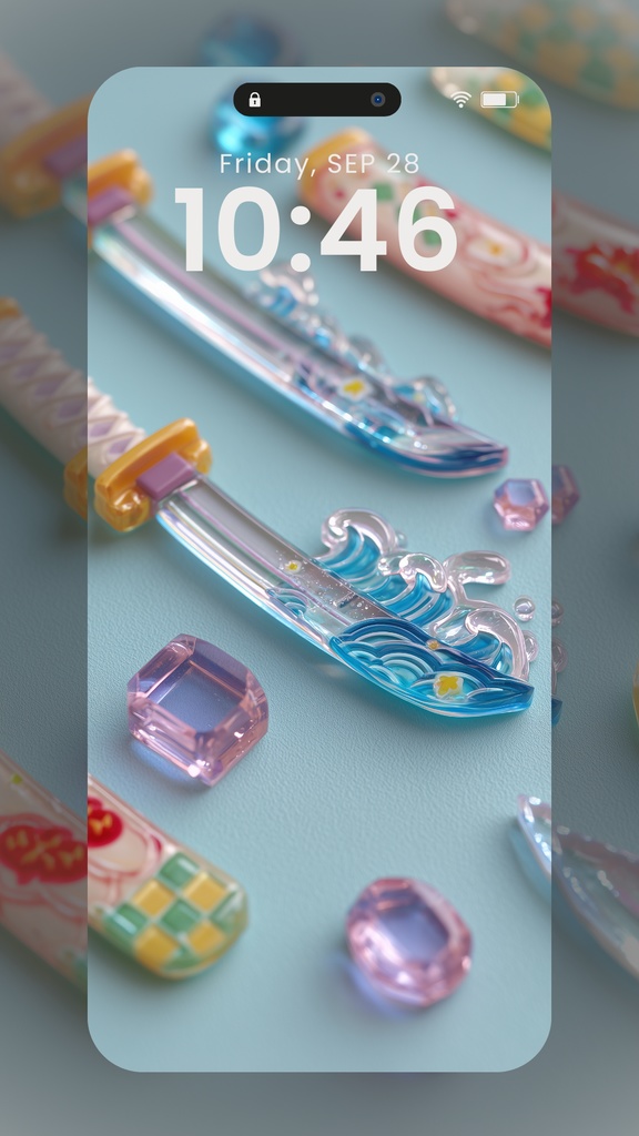 和彩きらちゅる壁紙 - 鬼滅の世界を感じるモチーフコレクション