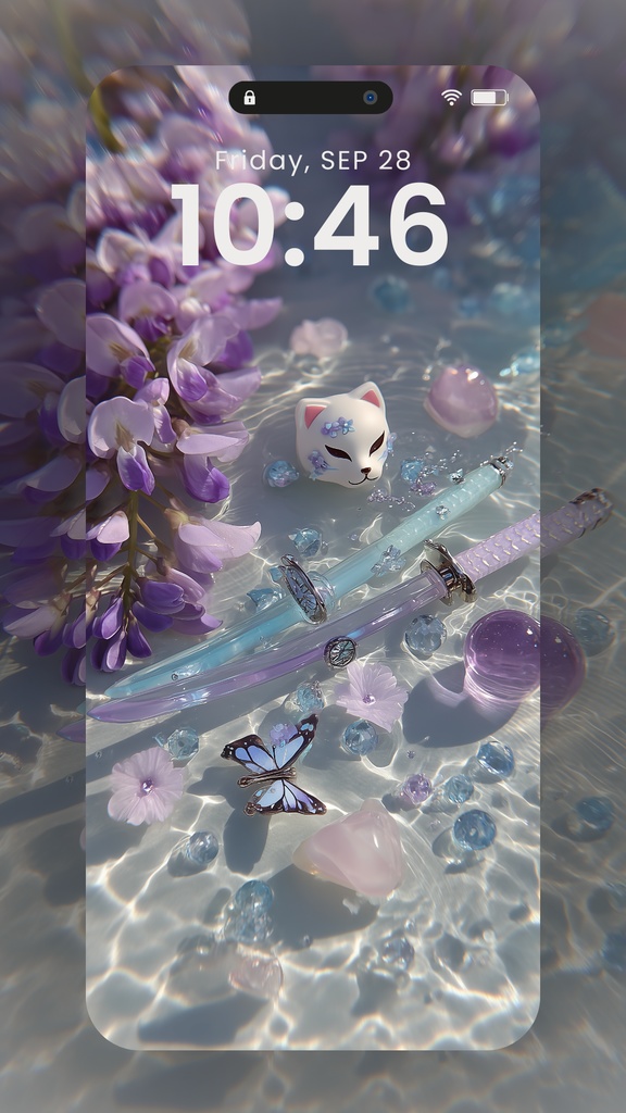 和彩きらちゅる壁紙 - 鬼滅の世界を感じるモチーフコレクション