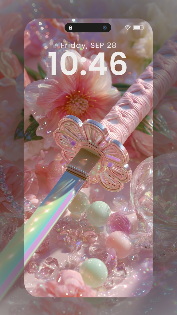 和彩きらちゅる壁紙 - 鬼滅の世界を感じるモチーフコレクション2 6枚