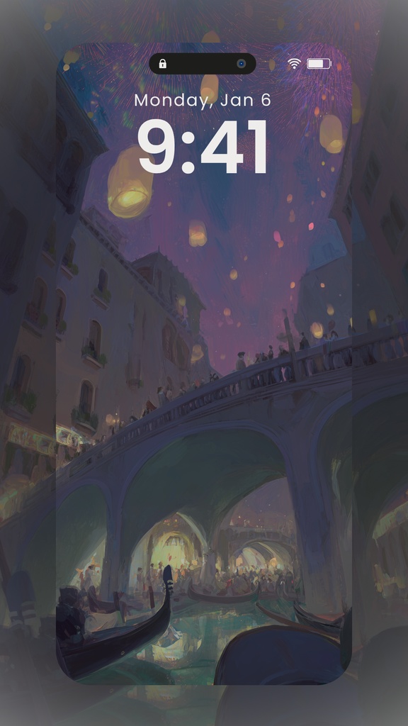 絵画風壁紙 15枚(SARAサインなし)