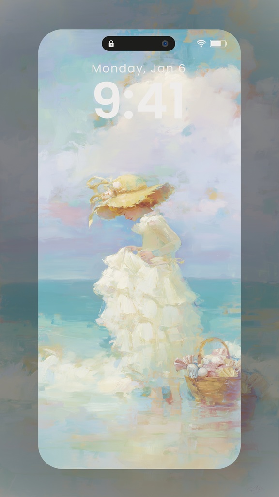 絵画風壁紙 15枚(SARAサインなし)