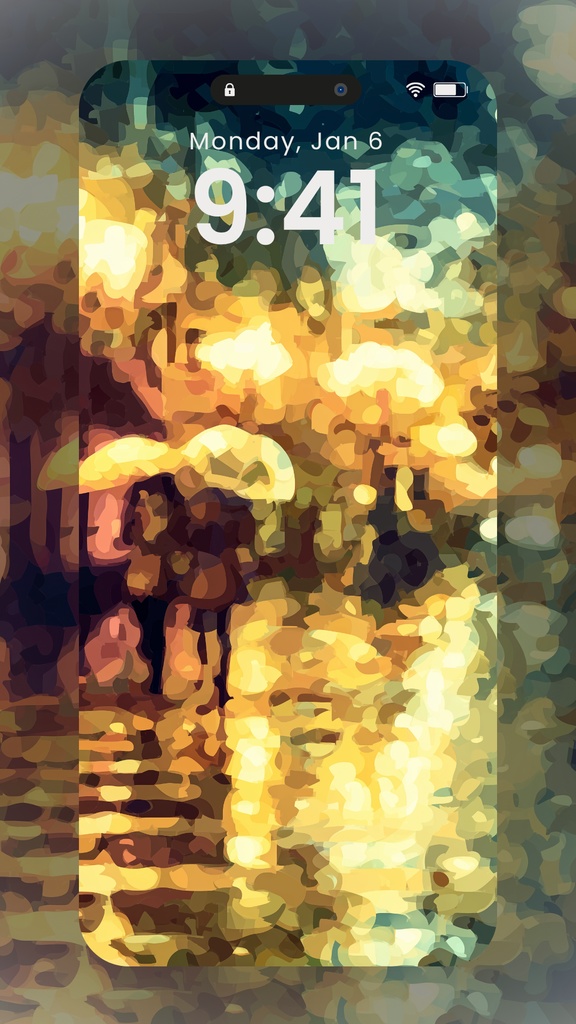 絵画風壁紙 15枚(SARAサインなし)