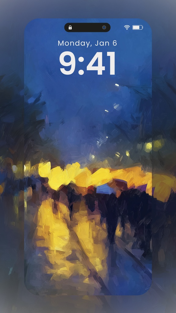 絵画風壁紙 15枚(SARAサインなし)