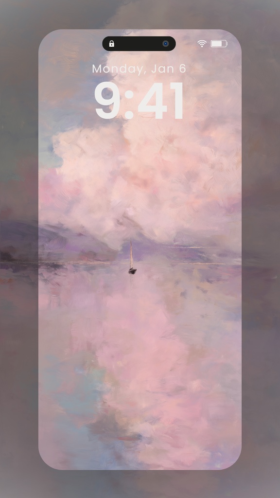 絵画風壁紙 15枚(SARAサインなし)