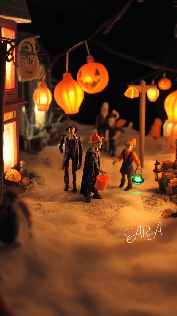 ハロウィンの壁紙SARAサインありなし混50枚以上