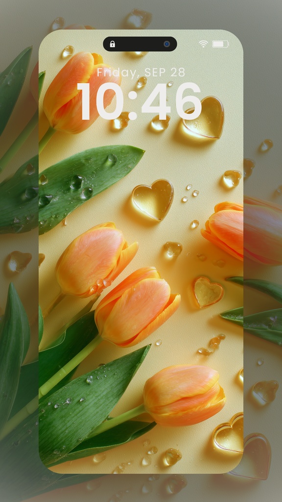 今だけ無料★黄色系統の壁紙10枚