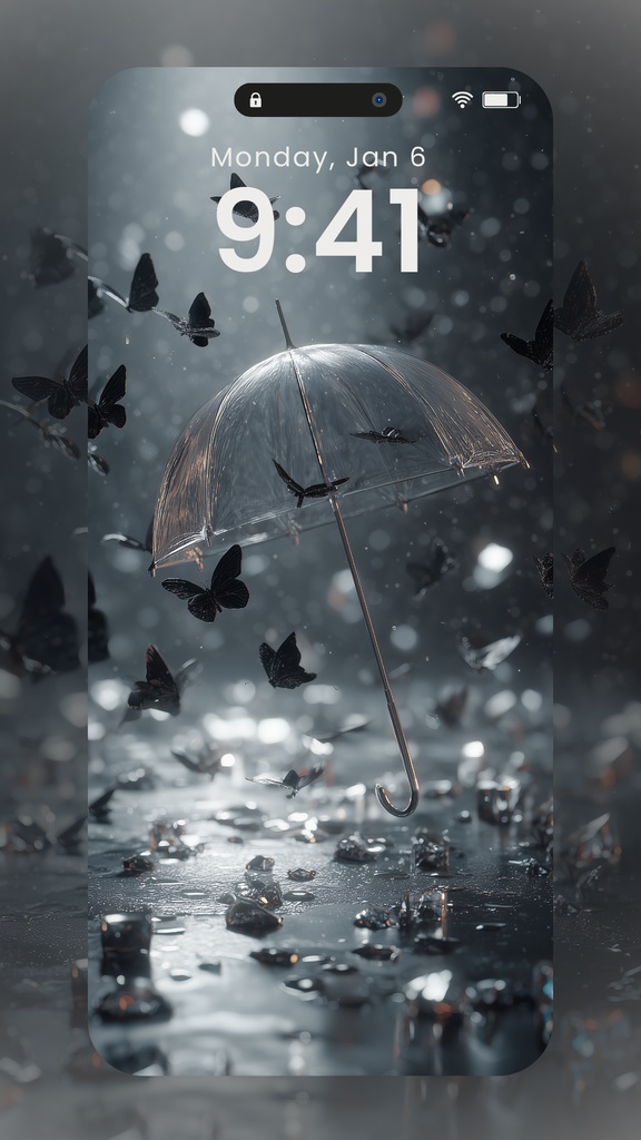 今だけ無料★黒系統の壁紙(SARAサインありなし混合)11枚