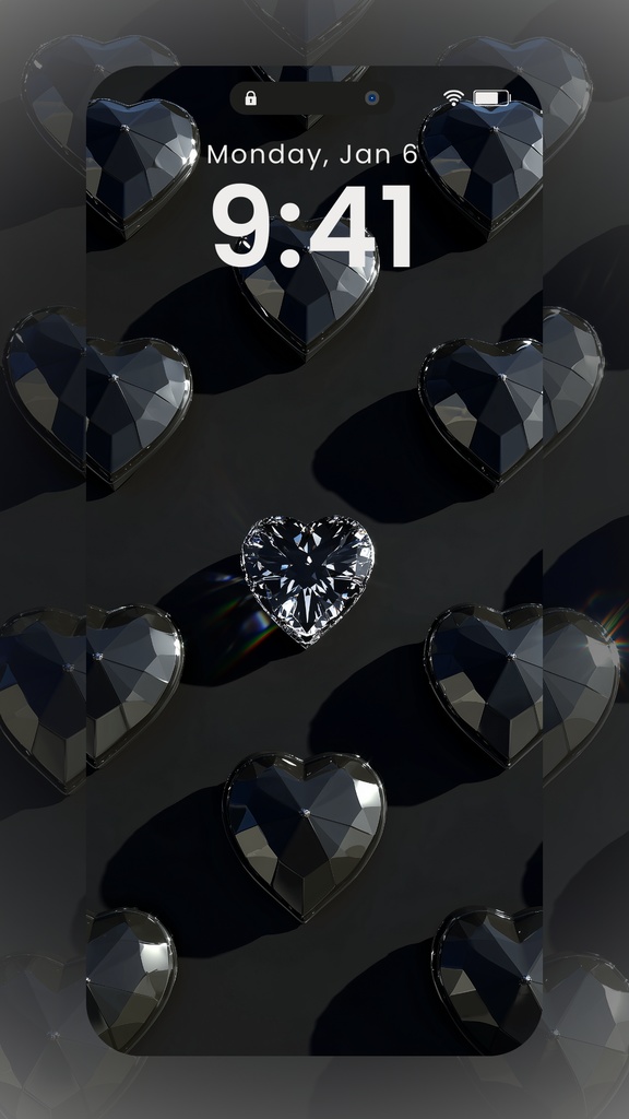 今だけ無料★黒系統の壁紙(SARAサインありなし混合)11枚