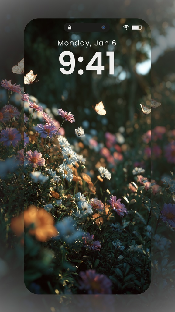 今だけ無料★黒系統の壁紙(SARAサインありなし混合)11枚