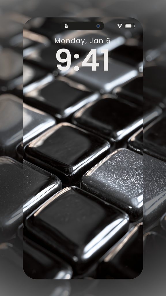 今だけ無料★黒系統の壁紙(SARAサインありなし混合)11枚