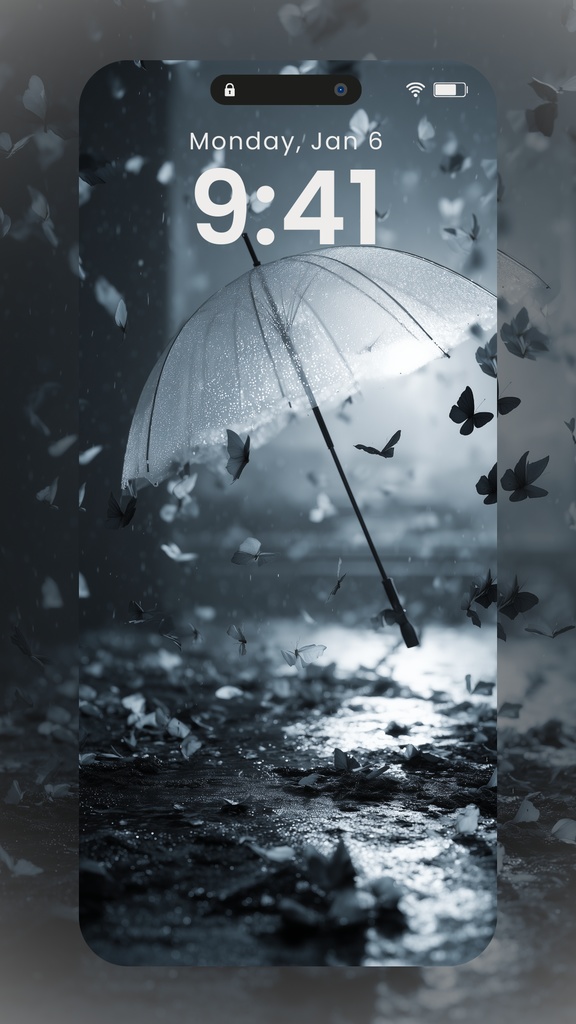 今だけ無料★黒系統の壁紙(SARAサインありなし混合)11枚