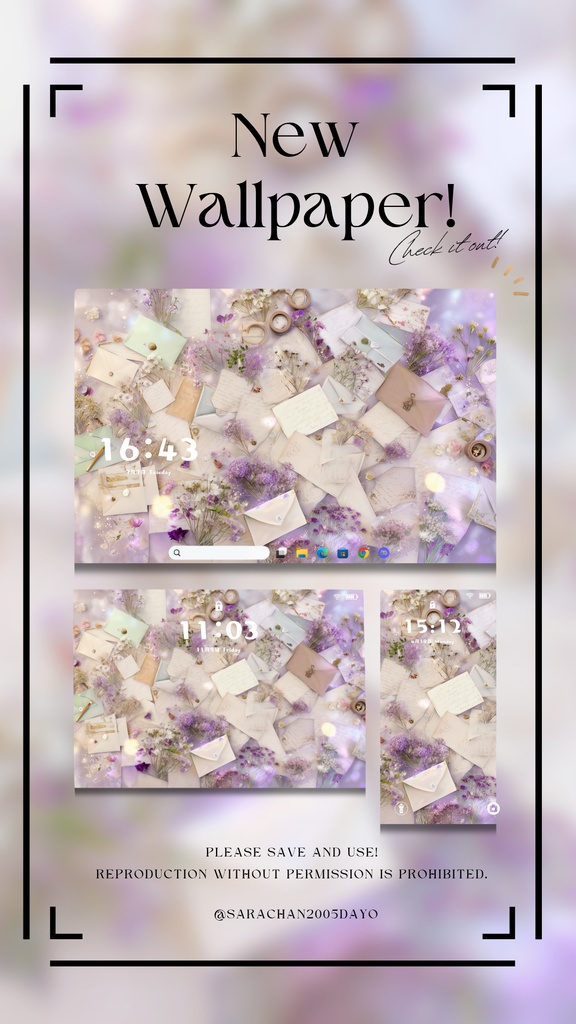 パソコン用壁紙 パステルピンク系25枚以上