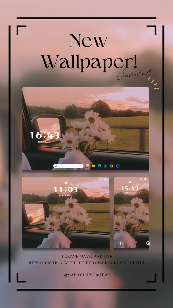 パソコン用壁紙 パステルピンク系25枚以上