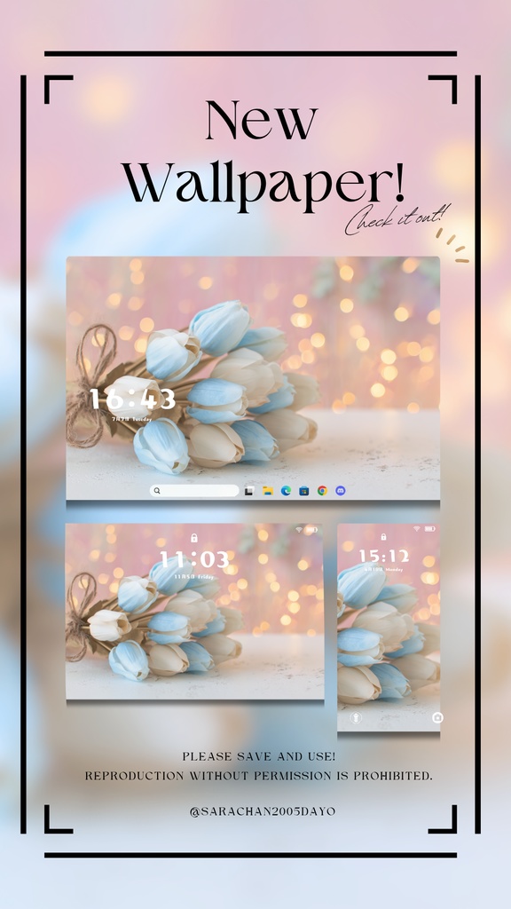 いろんなタイプの壁紙寄せ集め20枚以上