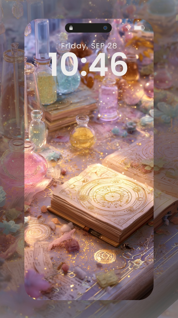 エルフの森の研究所 スマホ壁紙12枚