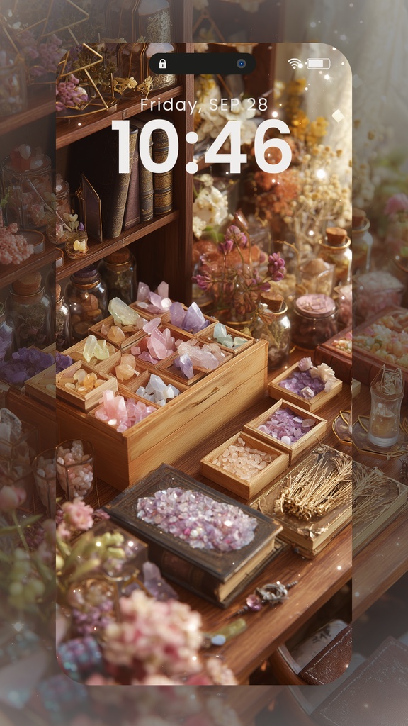 エルフの森の研究所 スマホ壁紙12枚