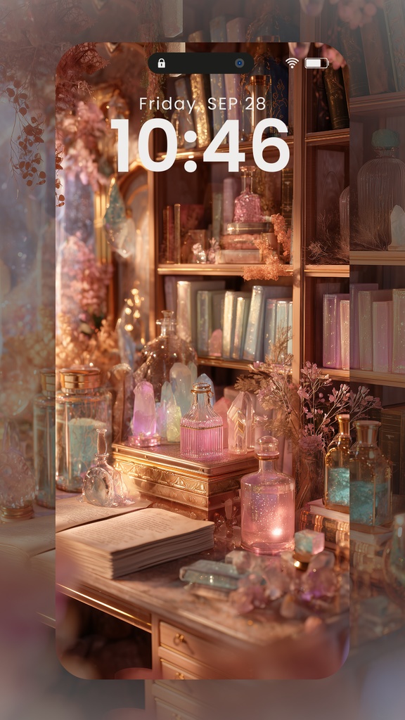 エルフの森の研究所 スマホ壁紙12枚