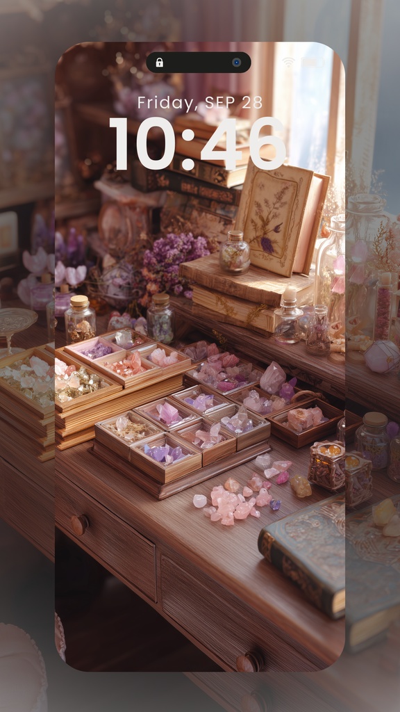 エルフの森の研究所 スマホ壁紙12枚