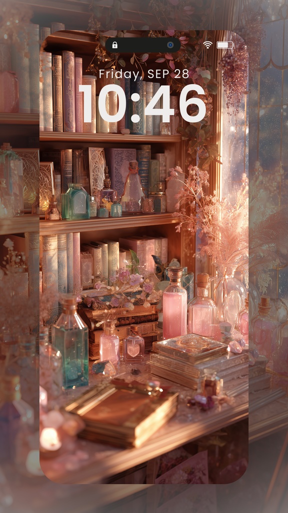 エルフの森の研究所 スマホ壁紙12枚