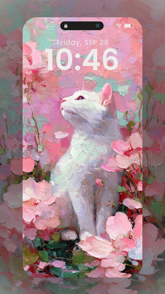 絵画風壁紙2(SARAサインなし)11枚