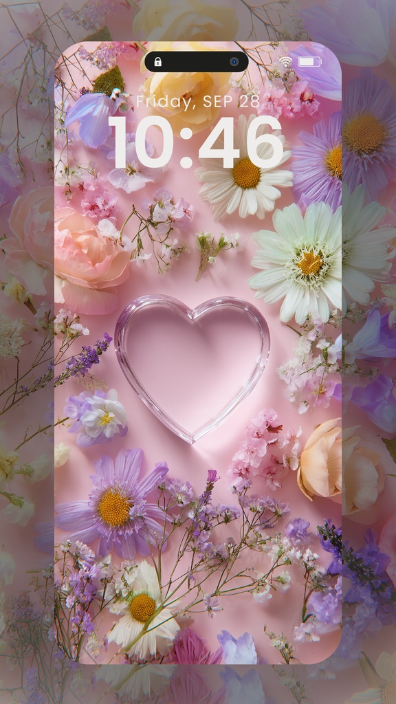 ピンク系統の壁紙②20枚