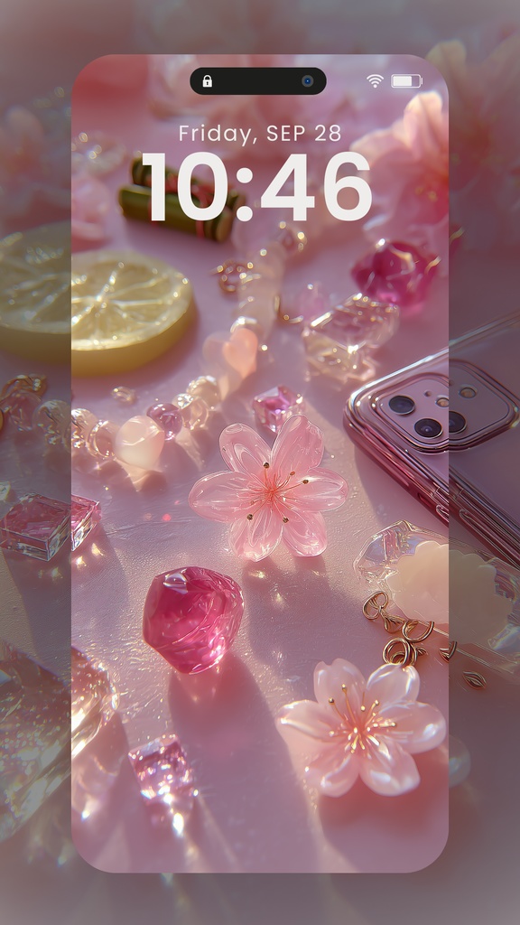 ピンク系統の壁紙②20枚