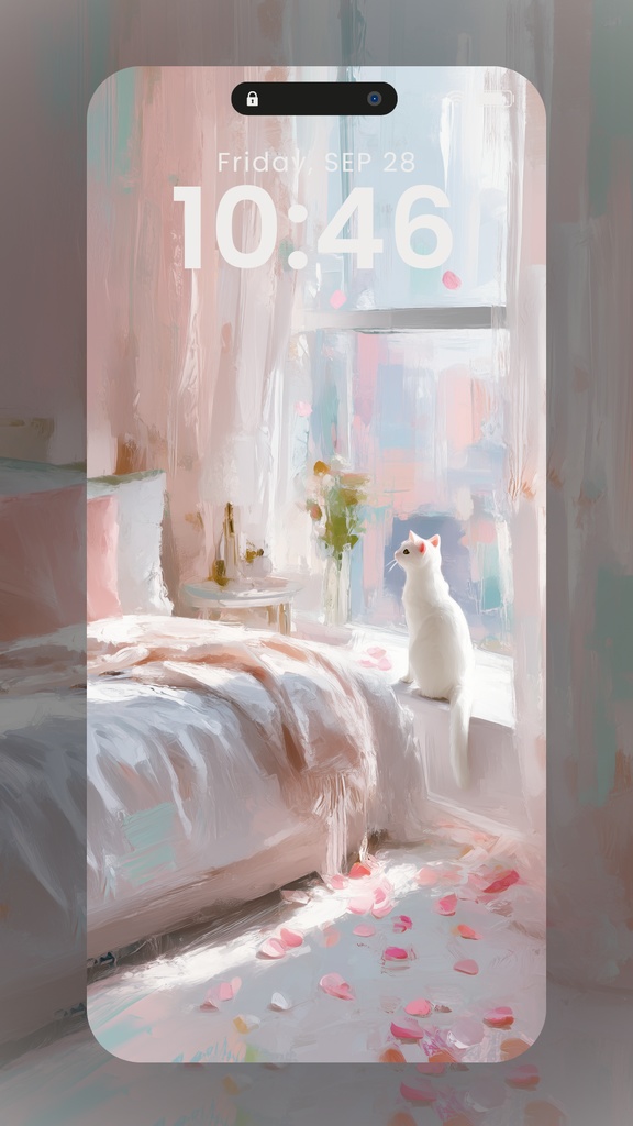 白色系統の壁紙(SARAサインなし)13枚